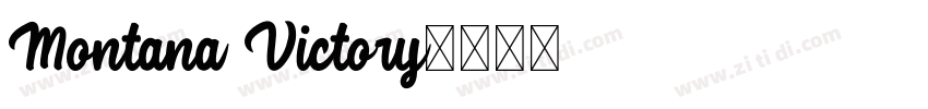 Montana Victory字体转换